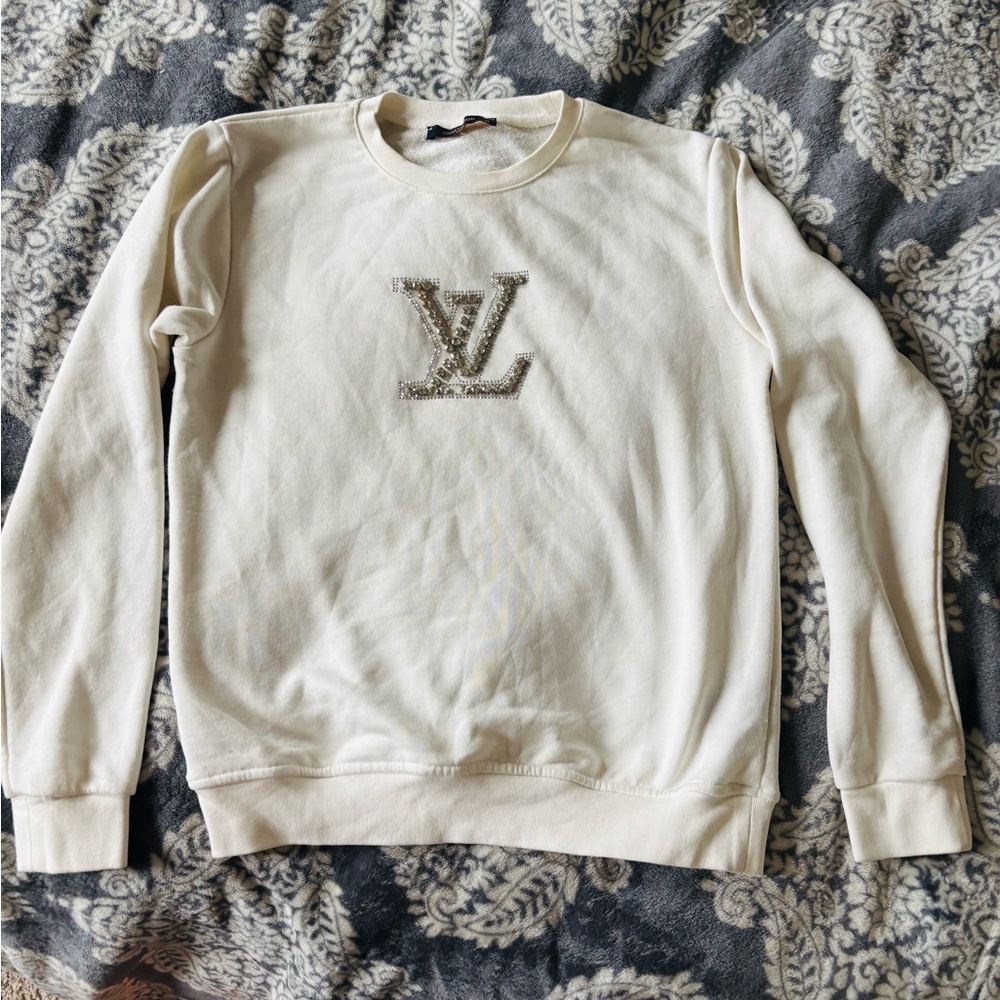 Louis Vuitton Ivory Crewneck Sweater